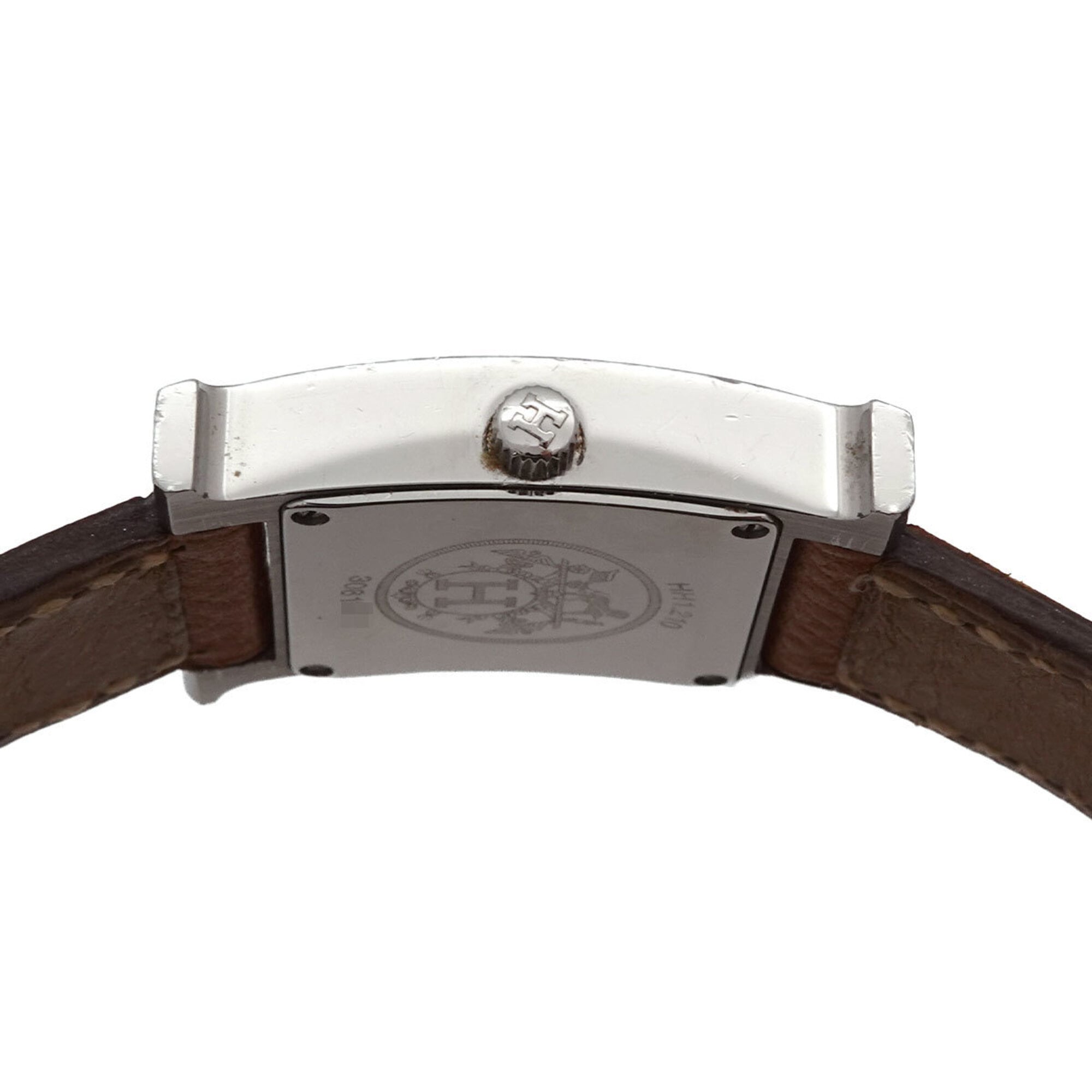Hermes H-Watch HH1 210 Women's Watch Silver Quartz H — Very Good