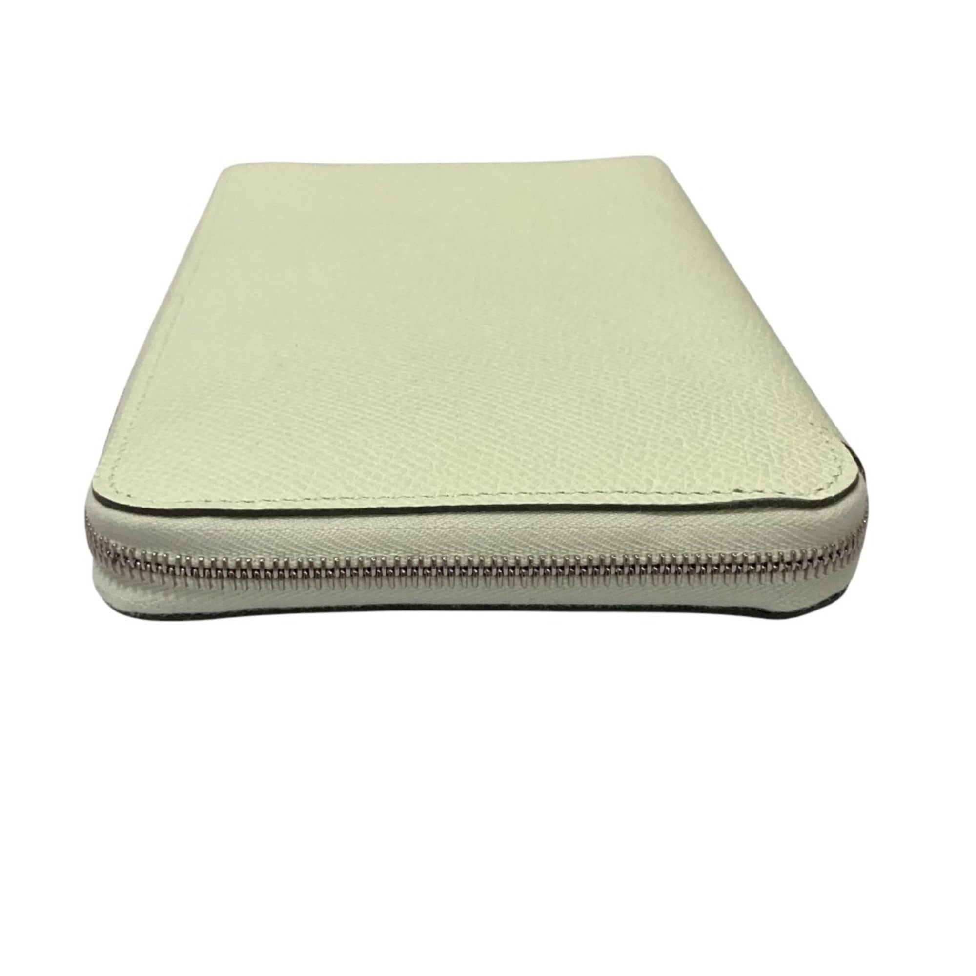 HERMES Epsom Leather Azap Long Silk-In Wallet, Made in 2024, Double Stamped, Jaune Milton, Women's