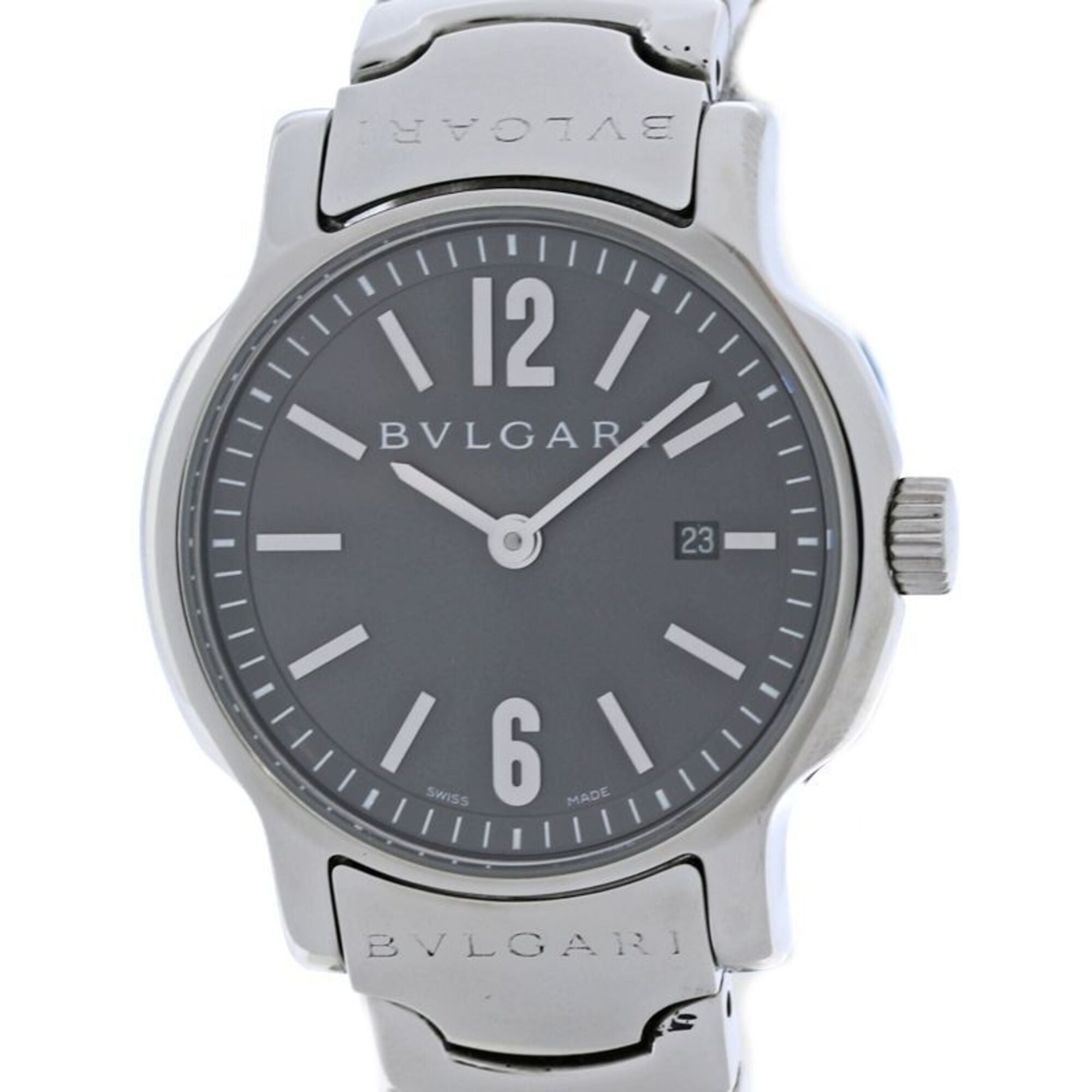 BVLGARI Solotempo ST29C5SSD ST29S Women's Watch SS 40487 — Good