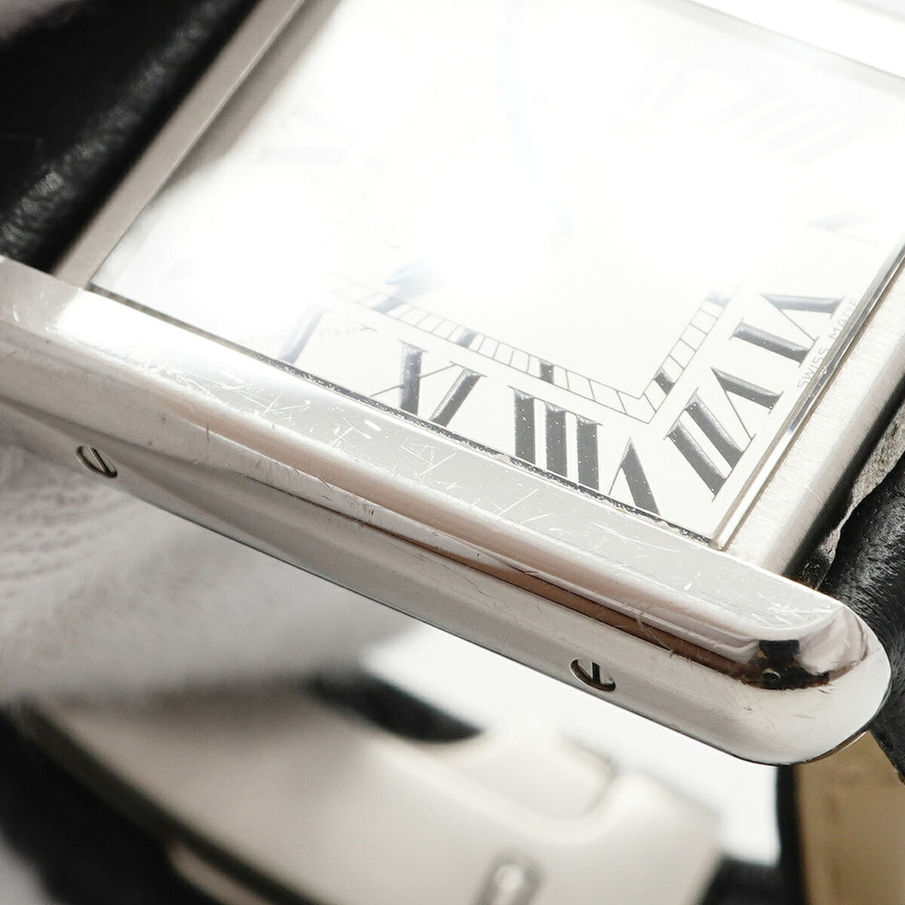 Cartier Tank Solo SM WSTA0030 Silver Dial Women's Watch — Good