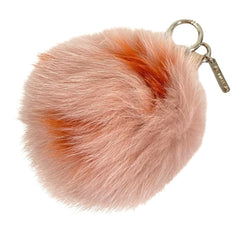 FENDI Pom-Pom Fur Charm, Pink, Women's — Like New