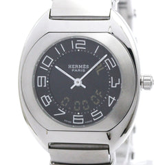 HERMES Espace Stainless Steel Quartz Ladies Watch ES1.210 Polished — Very Good