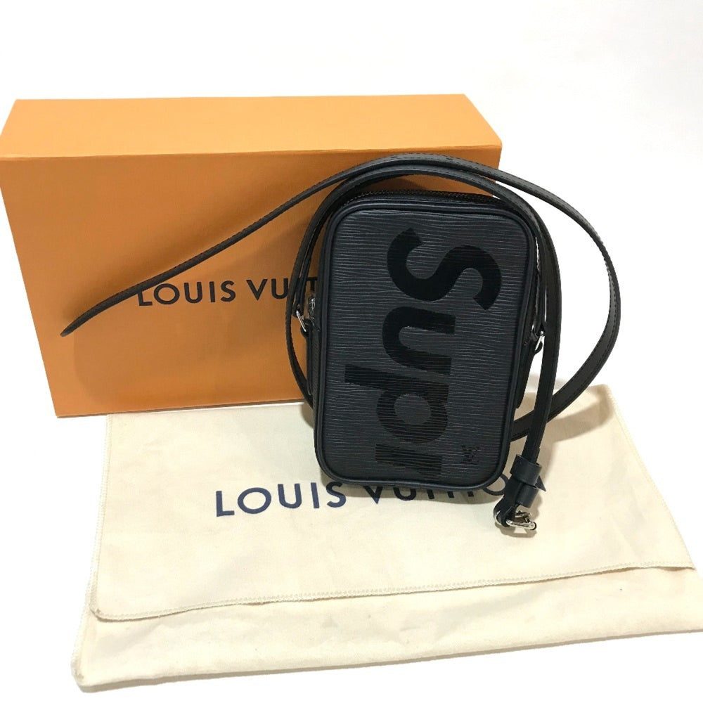 LOUIS VUITTON M54789 Pochette Danube PPM 17AW Supreme Shoulder Bag Epi Leather Men's Noir Black — New - Store Return