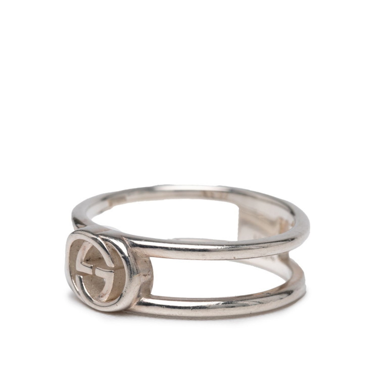 Gucci Interlocking G Ring #11 SV925 Silver Women's GUCCI
