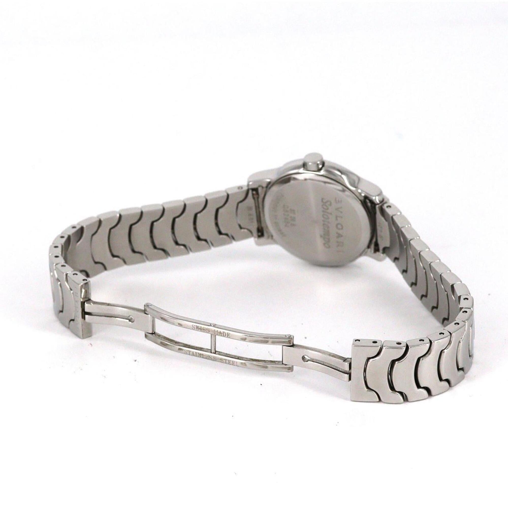 Bulgari Solotempo ST29S ST29BSSD Stainless Steel Quartz Watch — Very Good