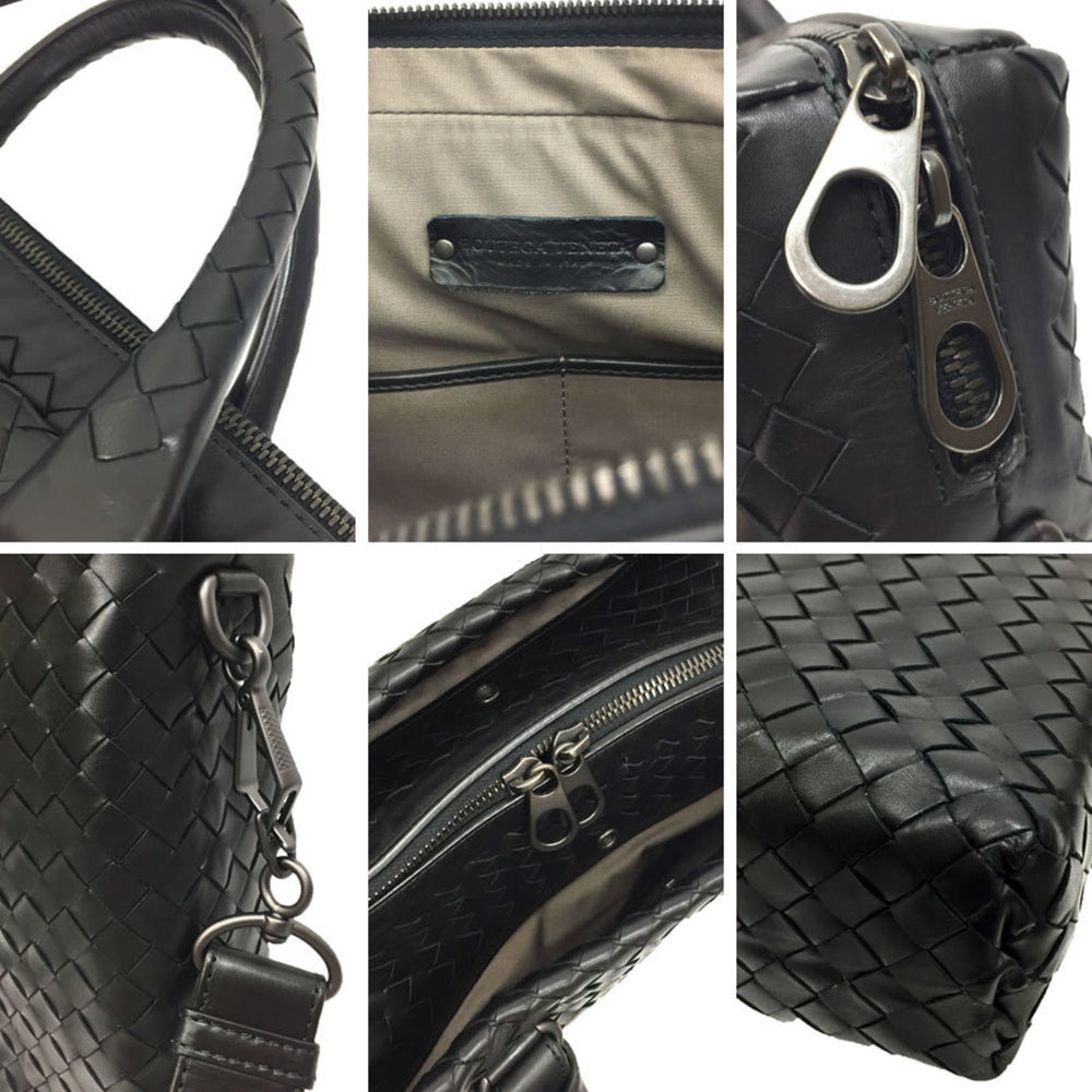 BOTTEGA VENETA Intrecciato Leather Bag 354386 VQ131 Genuine Men's — Like New