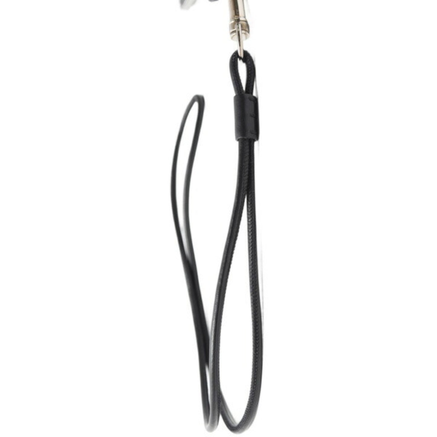 Burberry Men's and Women's Card Case Coin from the Universal Passport Collection, Black with Shoulder Strap Leather, 8051832