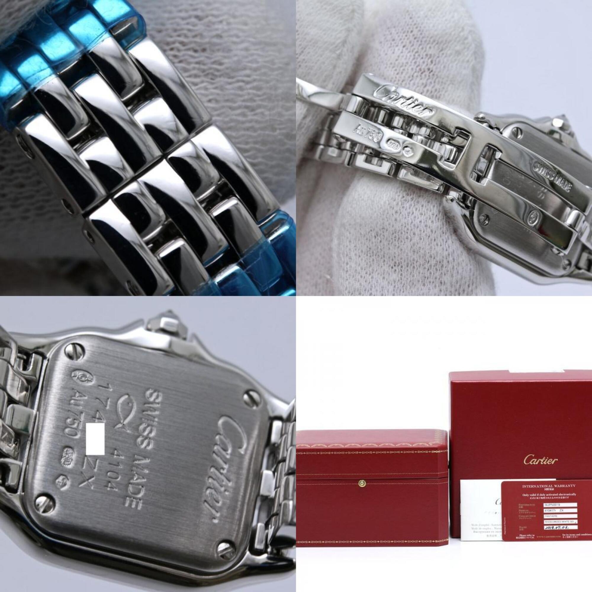 CARTIER Cartier Panthère de Mini Diamond WJPN0019 Women's Watch 18K White Gold 40495 — Very Good