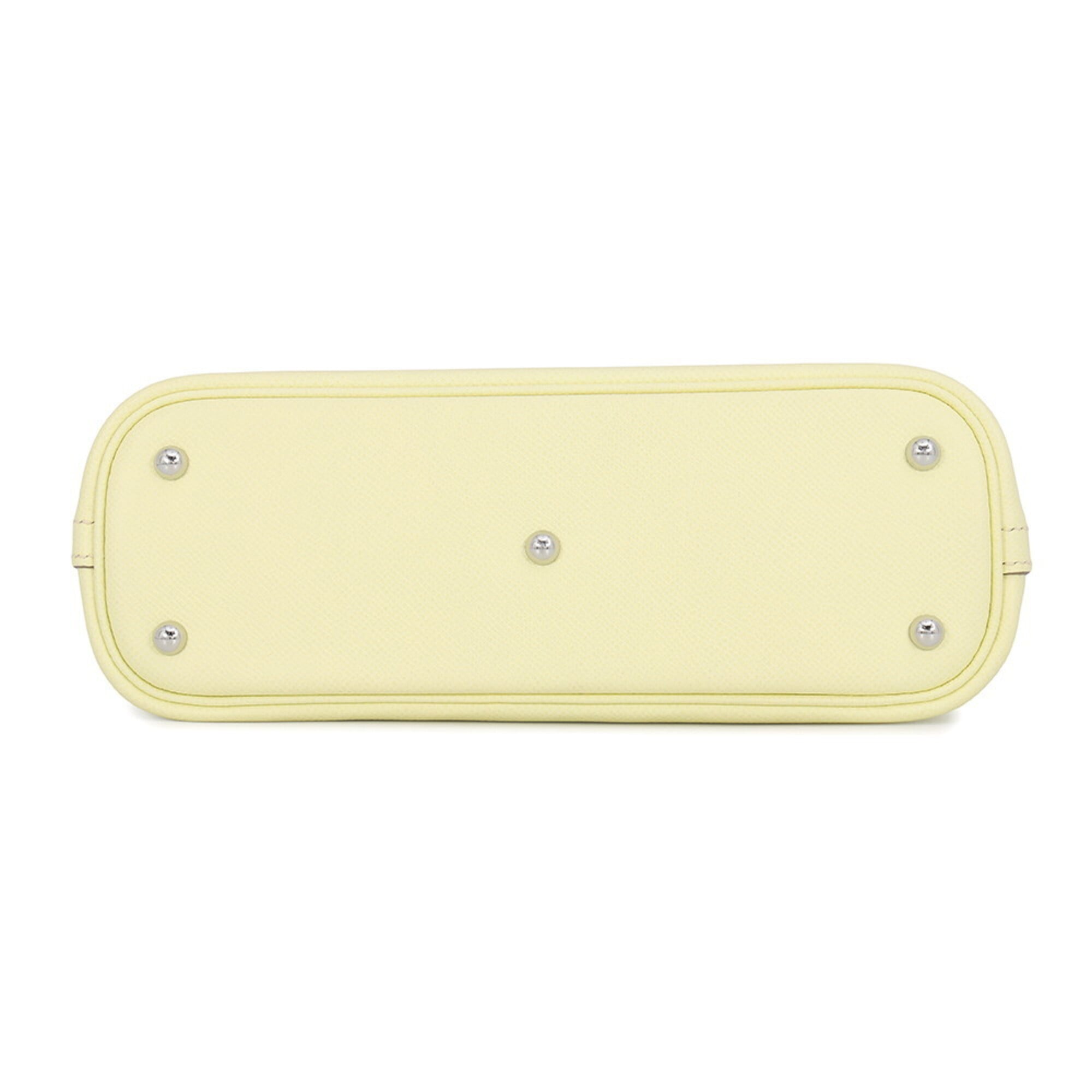 Hermes Bolide 1923 25 Verso Jaune Milton Cle Epsom W stamp 2-way shoulder bag handbag HERMES — Like New