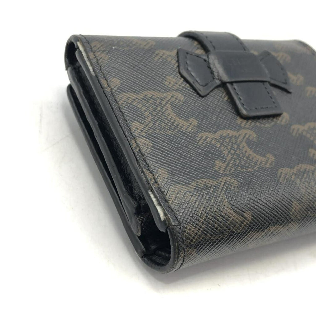 CELINE Triomphe Canvas Fine Strap Wallet F-FG-2232