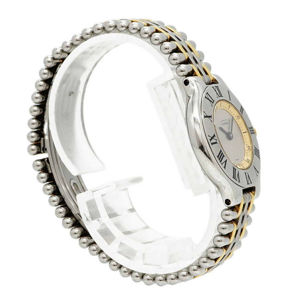 Cartier Must 21 SM W10075F4 Silver Dial Women's Watch — Good