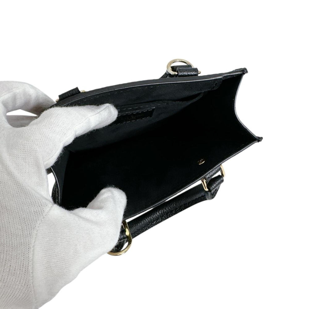 Louis Vuitton Petite Sac Plat Monogram Empreinte Shoulder Bag M81417 Black — New - Store Return