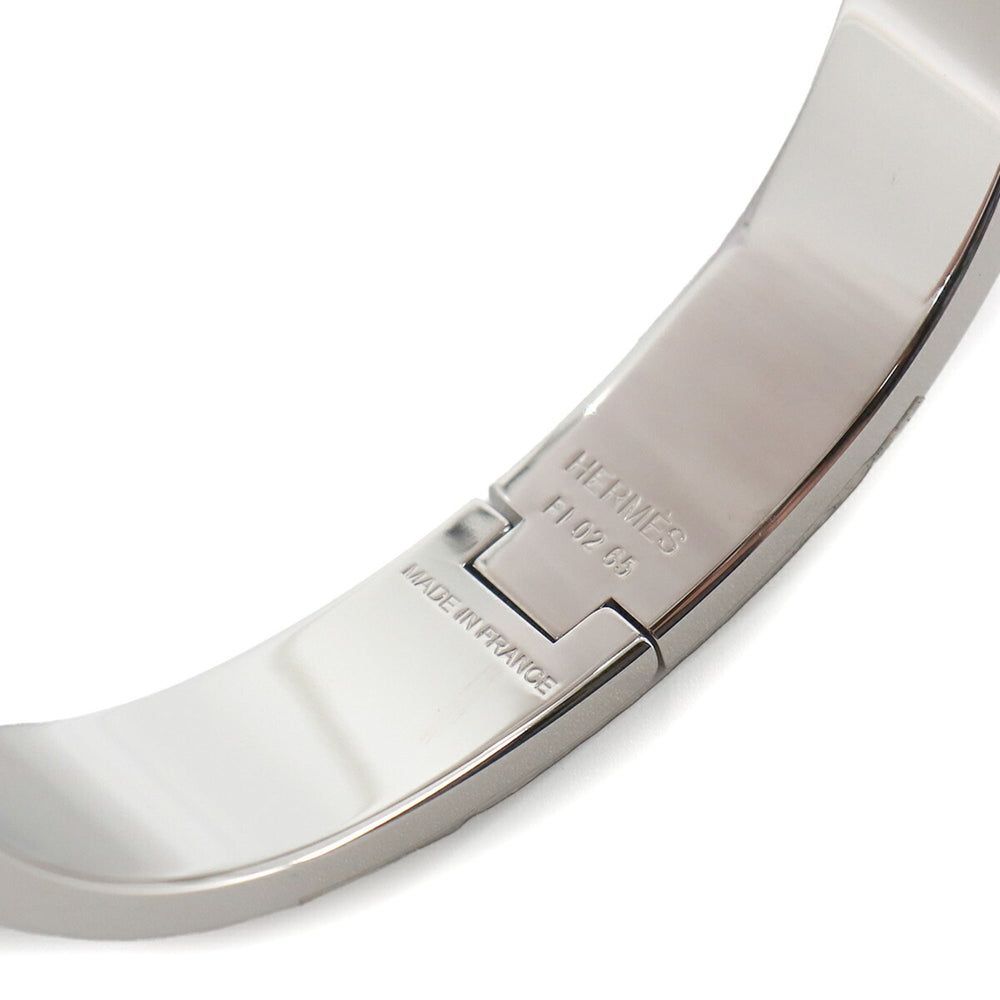 Hermes Clic H PM Honage Brides de Coeur Bangle Pink Silver — New - Store Return
