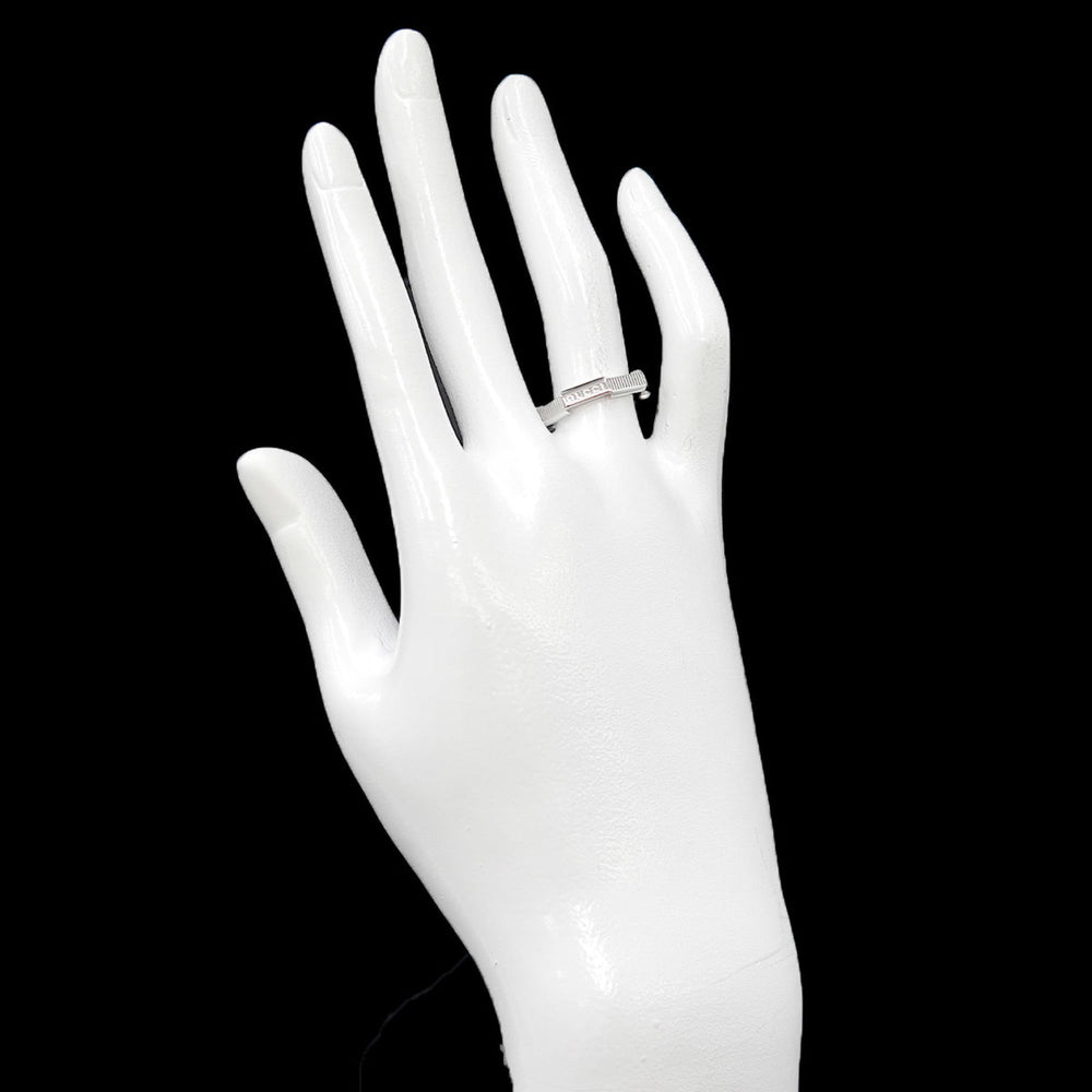 Gucci Link to Love Ring #13, 18K White Gold (750) — Like New