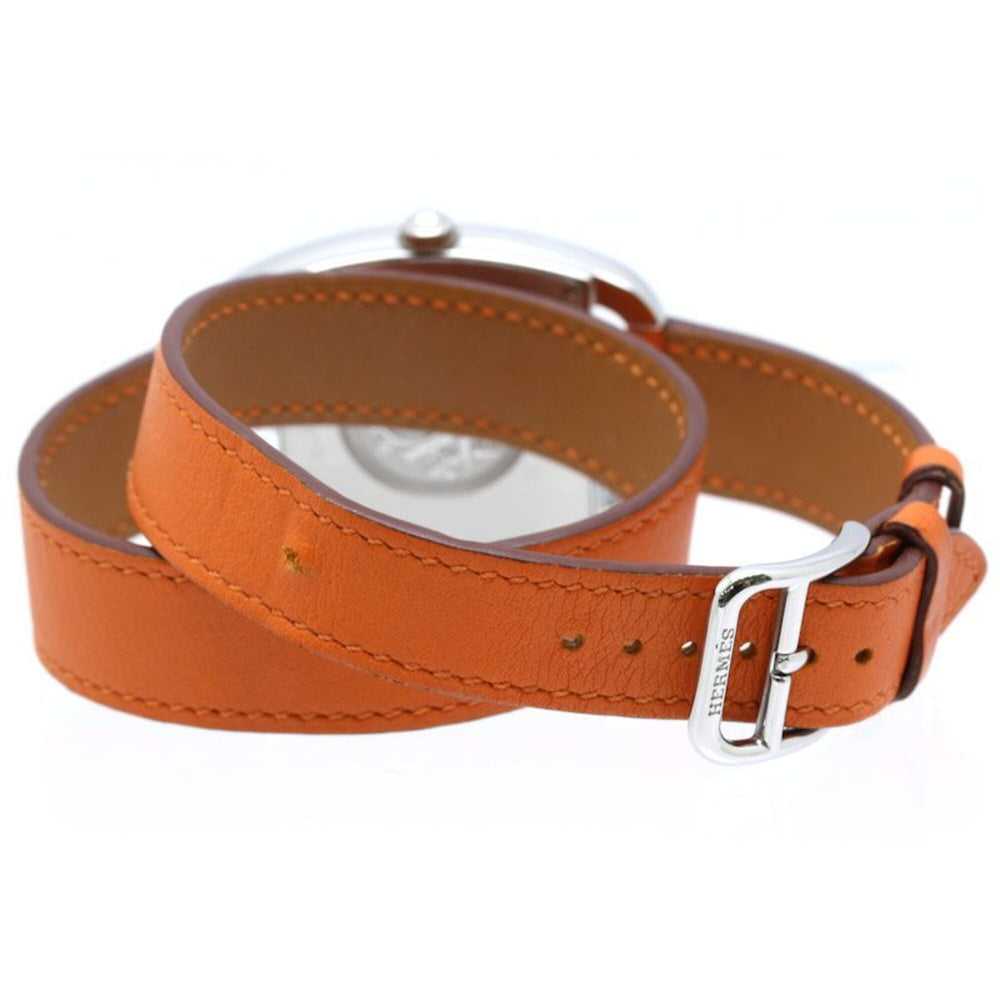 HERMES Cape Cod Tonneau Double Tour CT1.710.130.W0R1 Men's Watch SS x Swift 40575 — Very Good