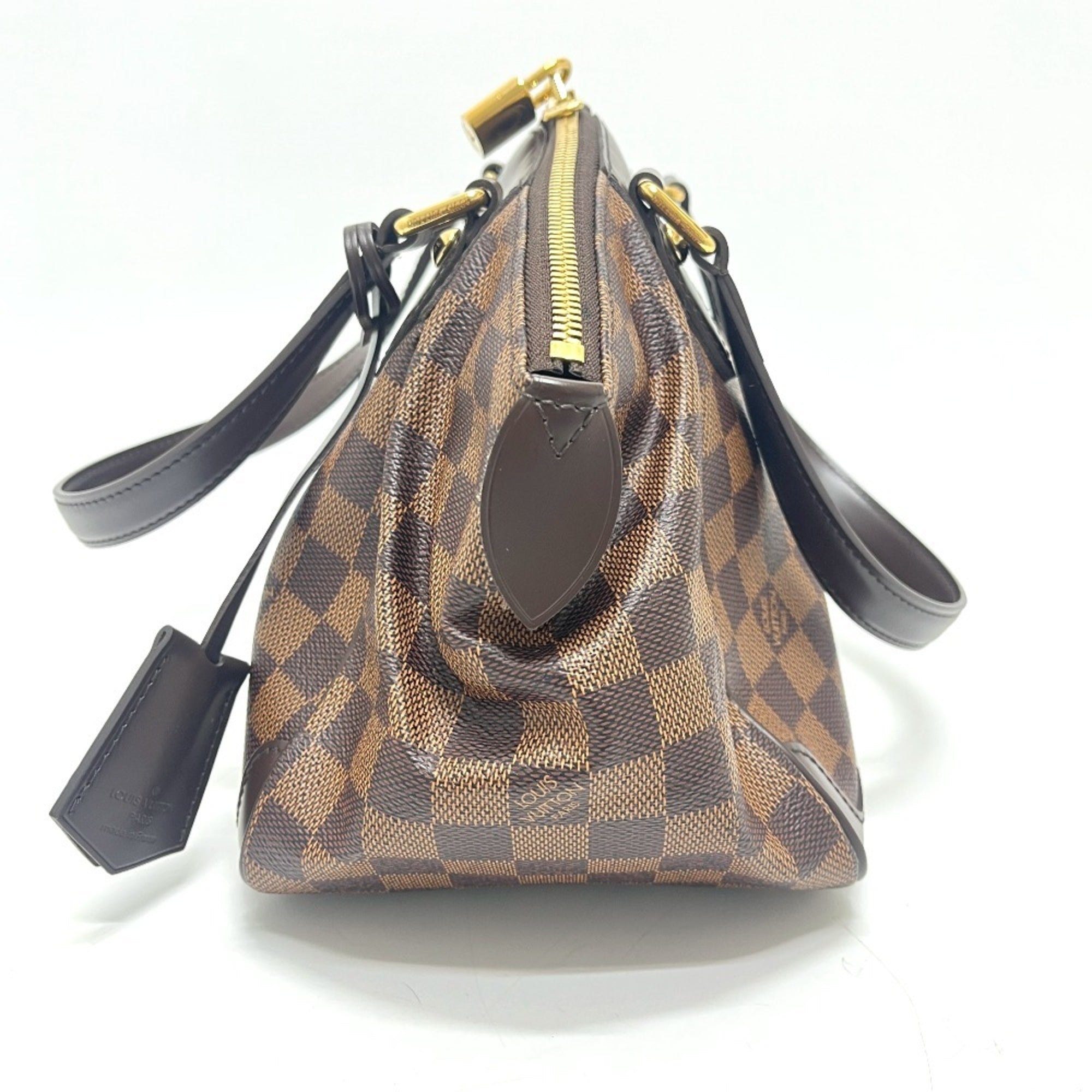 LOUIS VUITTON N41117 Verona PM Tote Bag Shoulder Damier Canvas Women's Ebene — Like New