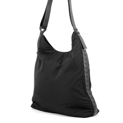 Bottega Veneta Shoulder Bag Intrecciato Crossboard Hobo Nylon 776221 BOTTEGA VENETA Black Handbag — Like New