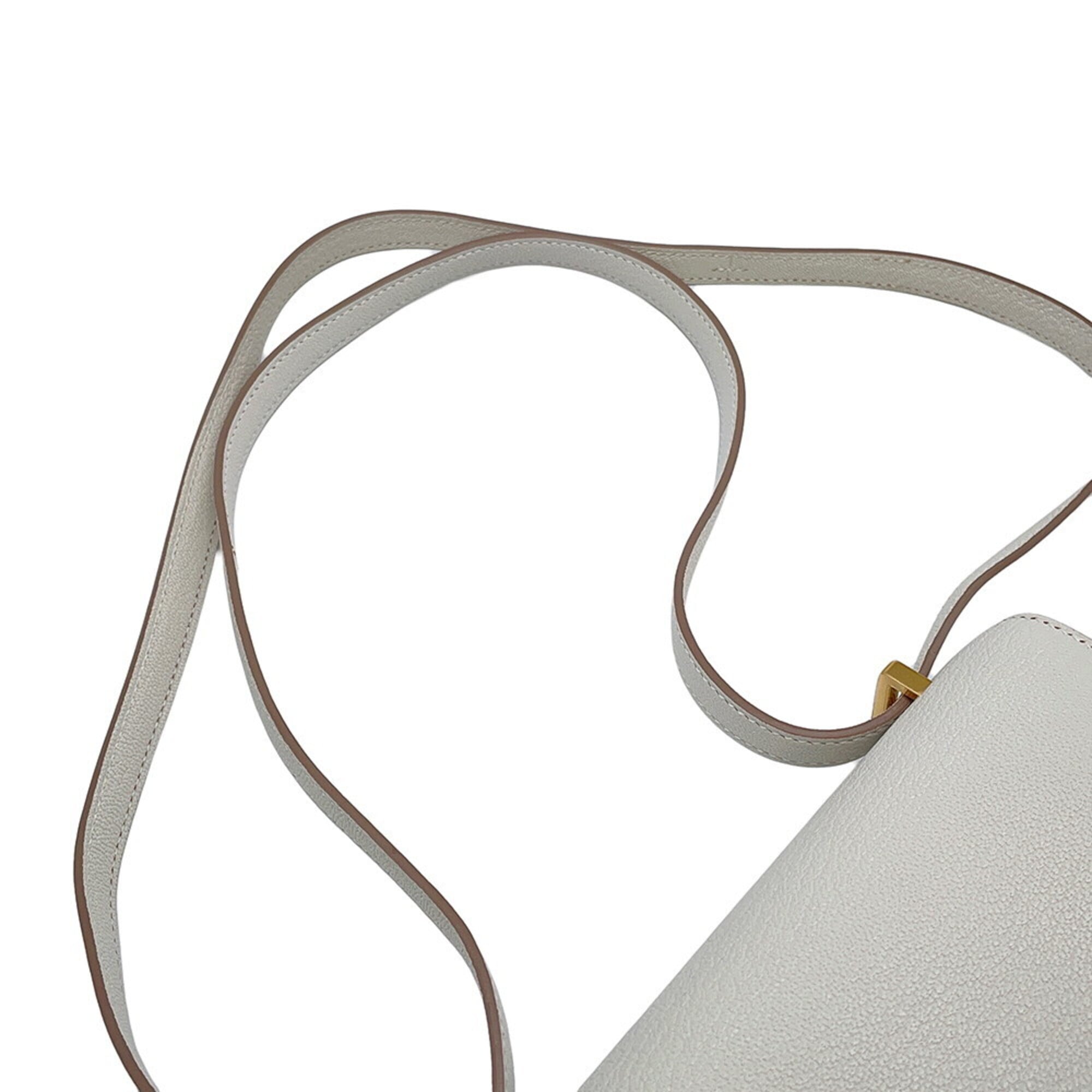 Hermes Mini Constance 3 Miroir Verso Mushroom Chai Chevre Mysore B stamp handbag women's HERMES — Like New