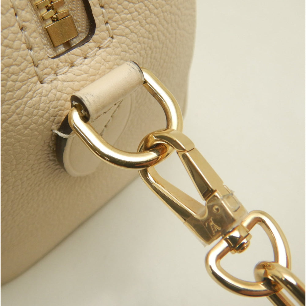 LOUIS VUITTON Monogram Empreinte Speedy Bandoulière 20 M58954 Handbag, Cream, Women's 254135 — Like New