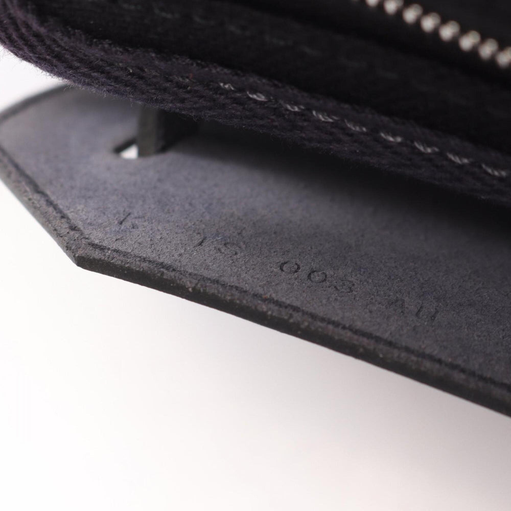 Hermes Herbag Zip Mini Shoulder Bag Handbag Canvas Leather Toile Military Vache Hunter Women's Black/Navy — New - Store Return