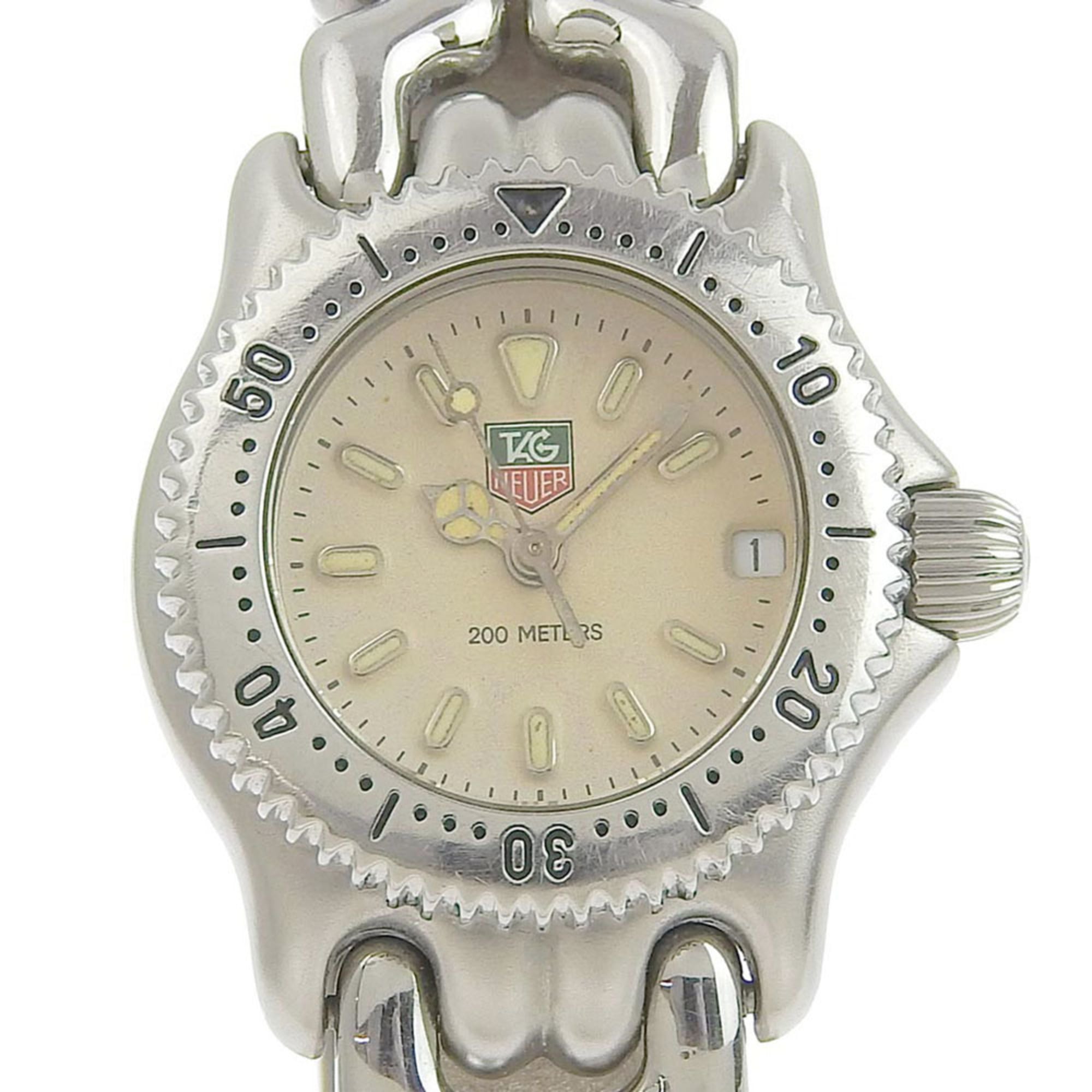 Tag Heuer TAG HEUER Cell Professional Women's Quartz Battery Watch Cream Dial S99 008M — Good