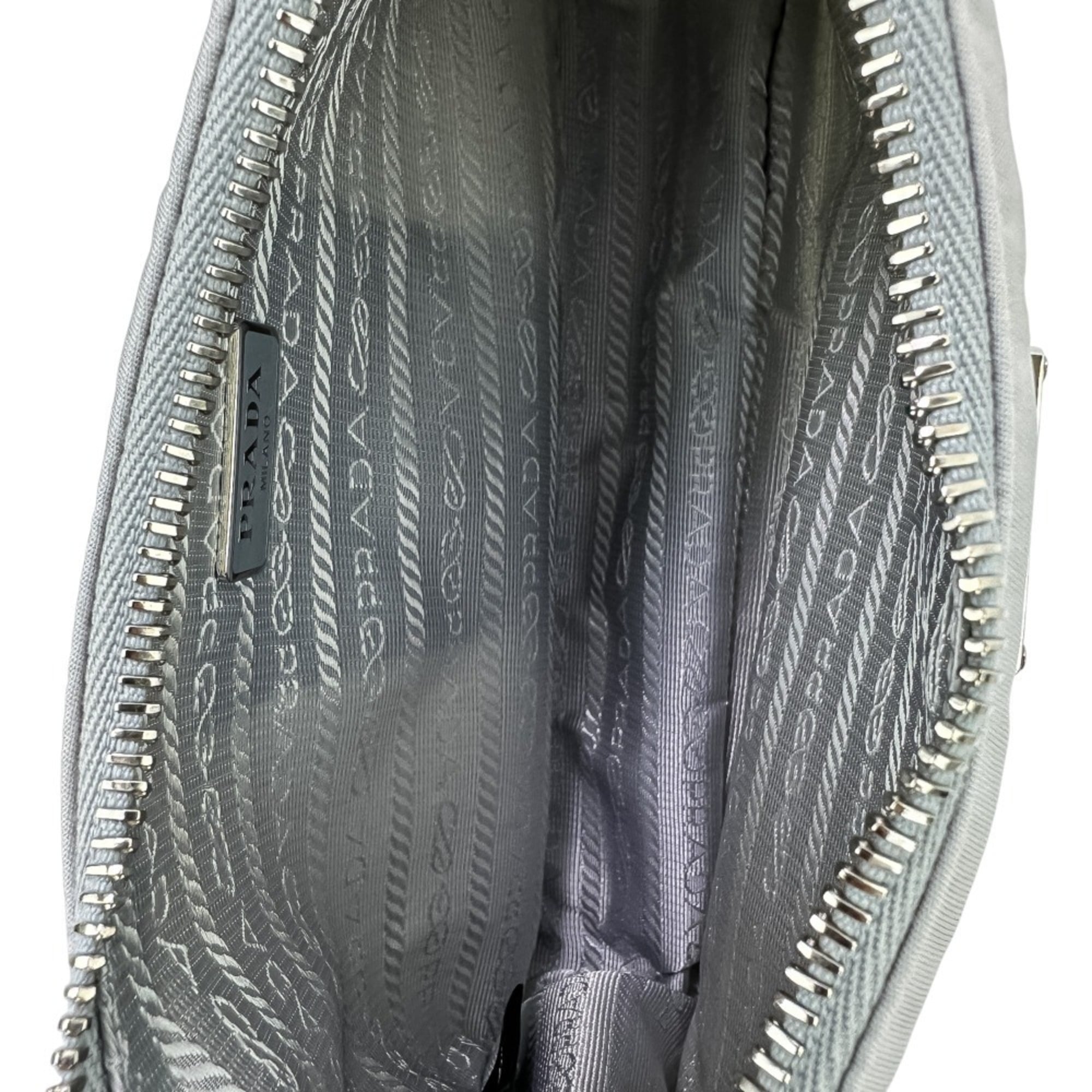 PRADA RE-NYLON Re-Edition 2005 Shoulder Bag 1BH204 Light Blue Women's — Like New