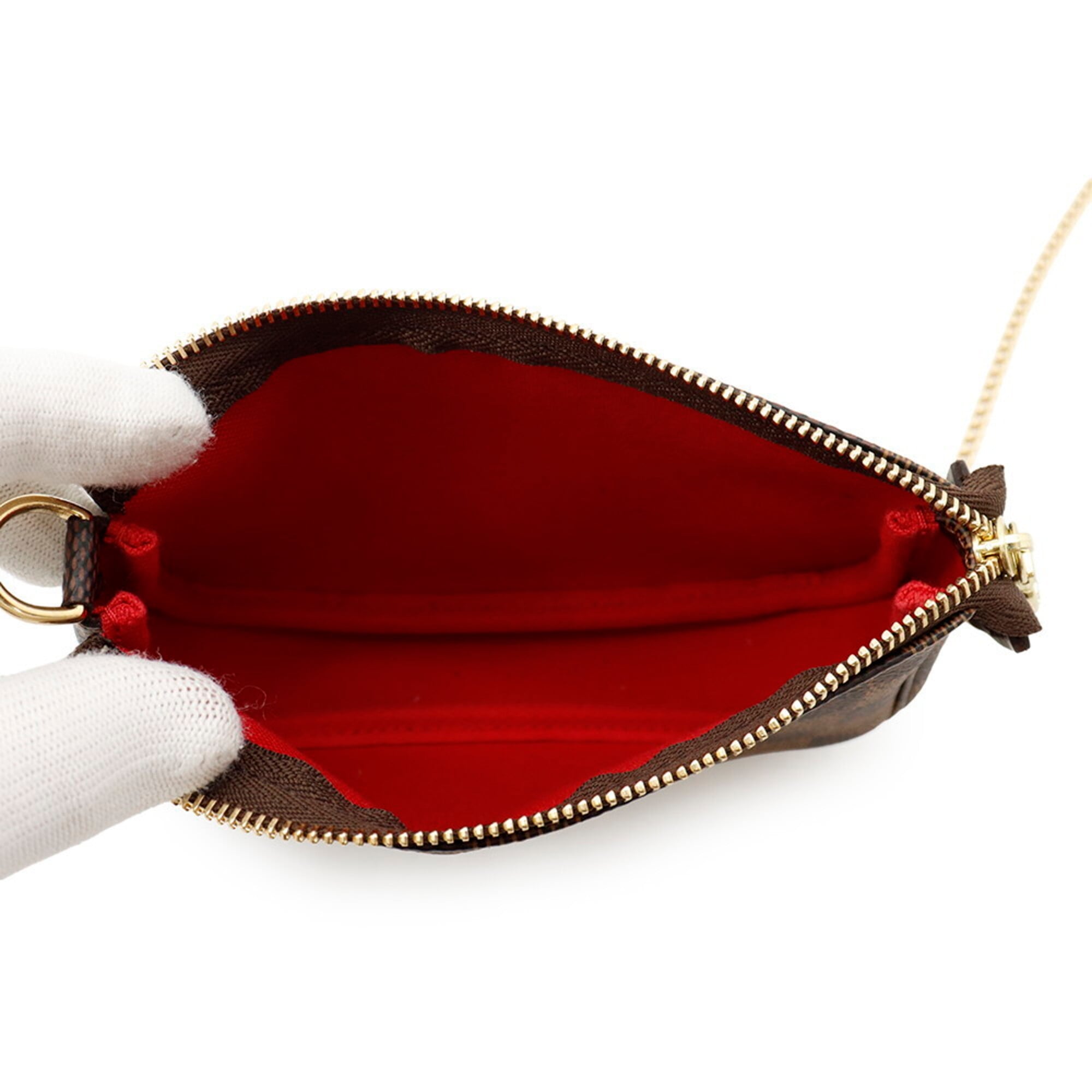 Louis Vuitton handbag pouch Damier Ebene Mini Pochette Accessoires N58009 LOUIS VUITTON — Like New