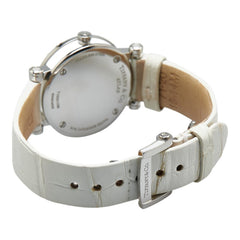 Tiffany & Co. Atlas Heart Date Watch Z1300.11.11A20A71A, Quartz Movement, White Dial, Stainless Steel, Leather, Women's — Good