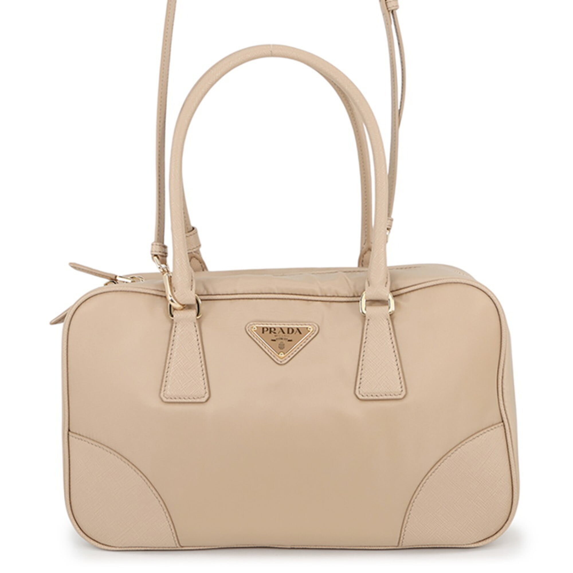 Prada Handbag Re-Edition 1978 Medium Nylon Leather 1BB115 PRADA 2-way Shoulder Bag — Like New