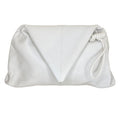 BOTTEGA VENETA Triangle Flap Clutch Bag in Off-White for Women