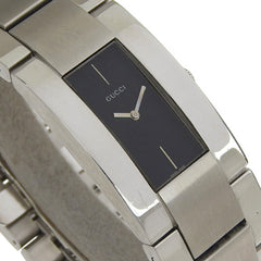 Gucci GUCCI Watch 4600M Stainless Steel Quartz Analog Display Black Dial Men's — Good