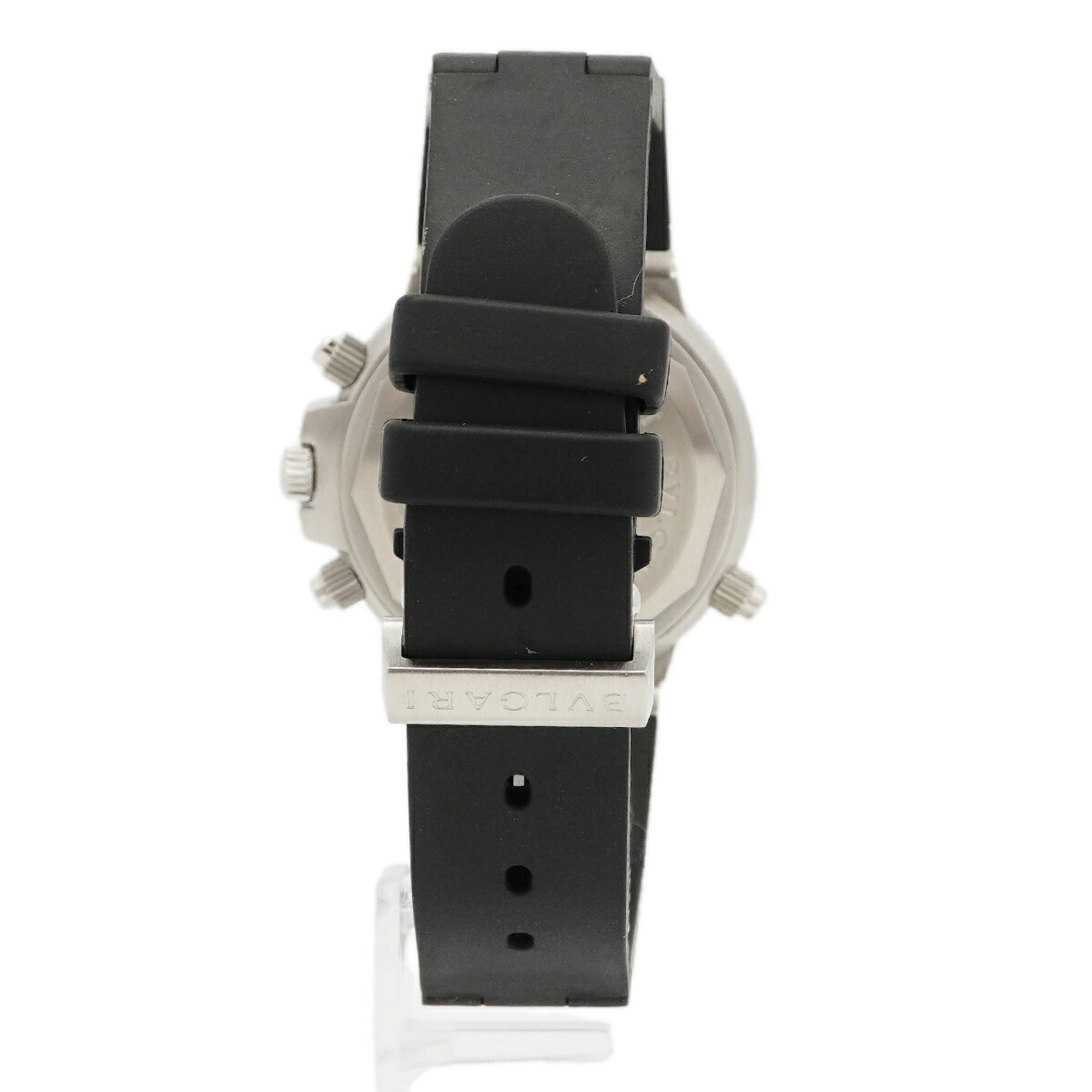 Bulgari Diagono Scuba GMT SD38SGMT Black Dial Men's Watch — Good
