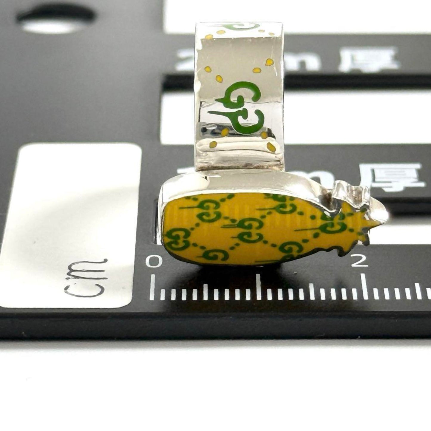 Gucci Men's Pineapple Silver Ring