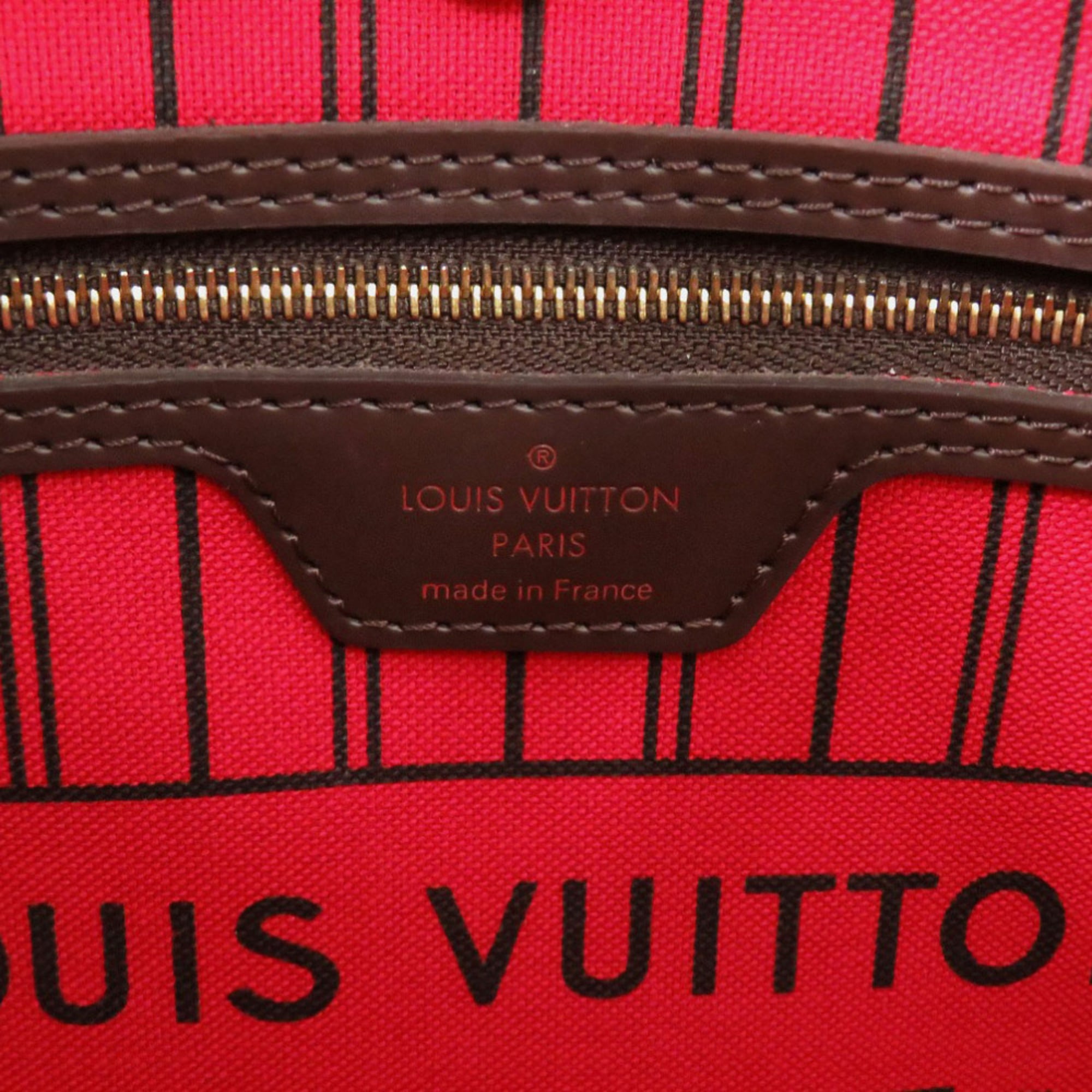 Like new Louis Vuitton Neverfull PM Damier Cerise N40600 Tote Bag 0846 LOUIS VUITTON — Like New