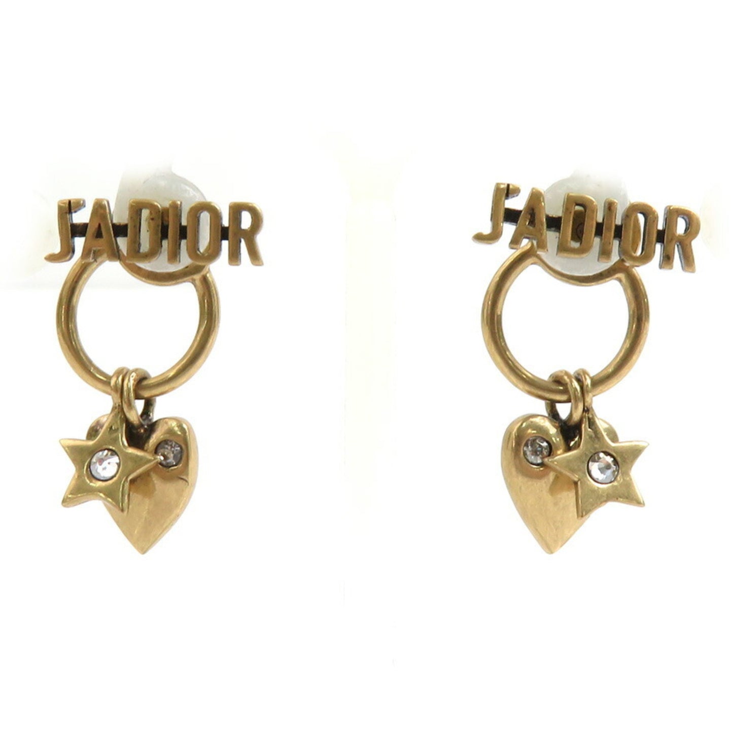 Christian Dior J'ADIOR Metal Gold Earrings for Women e61110i
