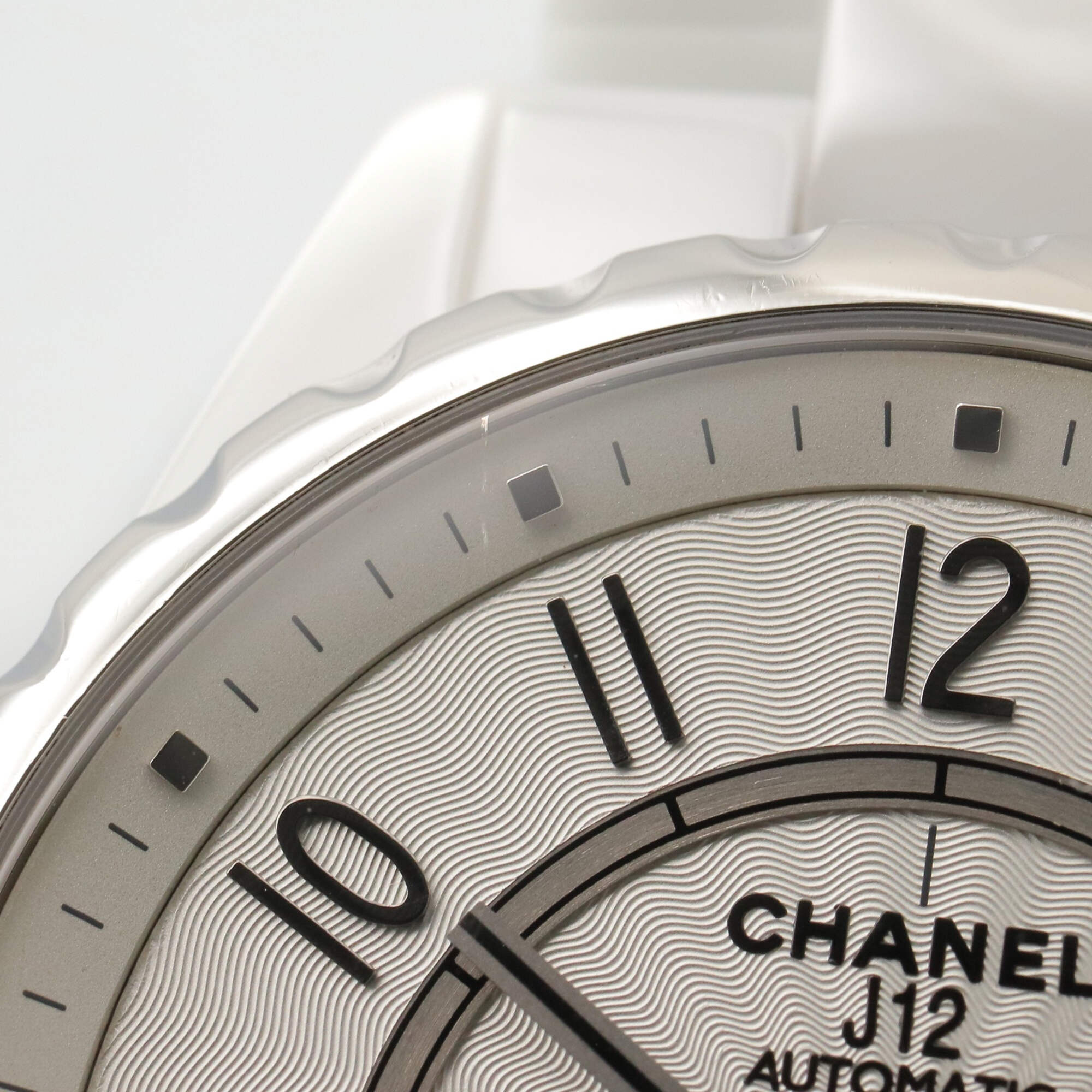 Chanel J12-365 Ceramic Men's Watch, White (H3837) — Very Good