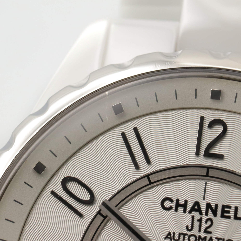 Chanel J12-365 Ceramic Men's Watch, White (H3837) — Very Good