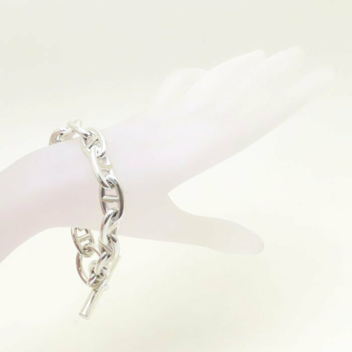 HERMES Chaine d'Ancre Bracelet GM Silver 925 294091