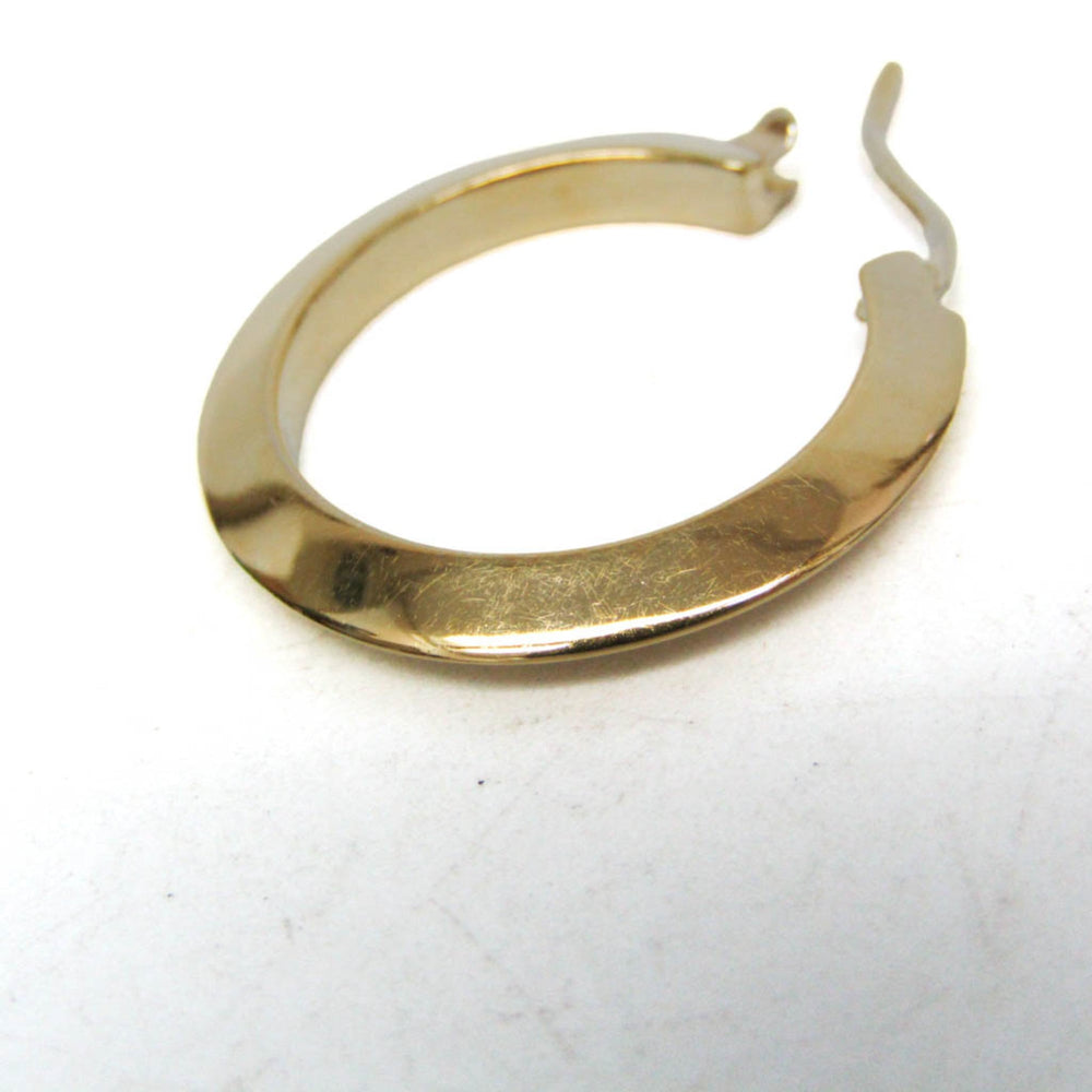 Bottega Veneta Essential Silver Hoop Earrings Gold — Like New