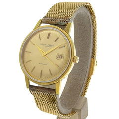 International Watch Company IWC Caliber 8541 Men's Automatic with Gold-Plated Analog Display and Gold Dial — Good