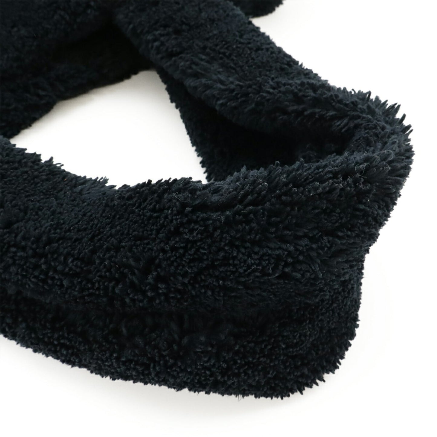 PRADA SPUGNA Terry Tote/Shoulder Bag, Triangle Fabric, NERO, Black, 1BG130