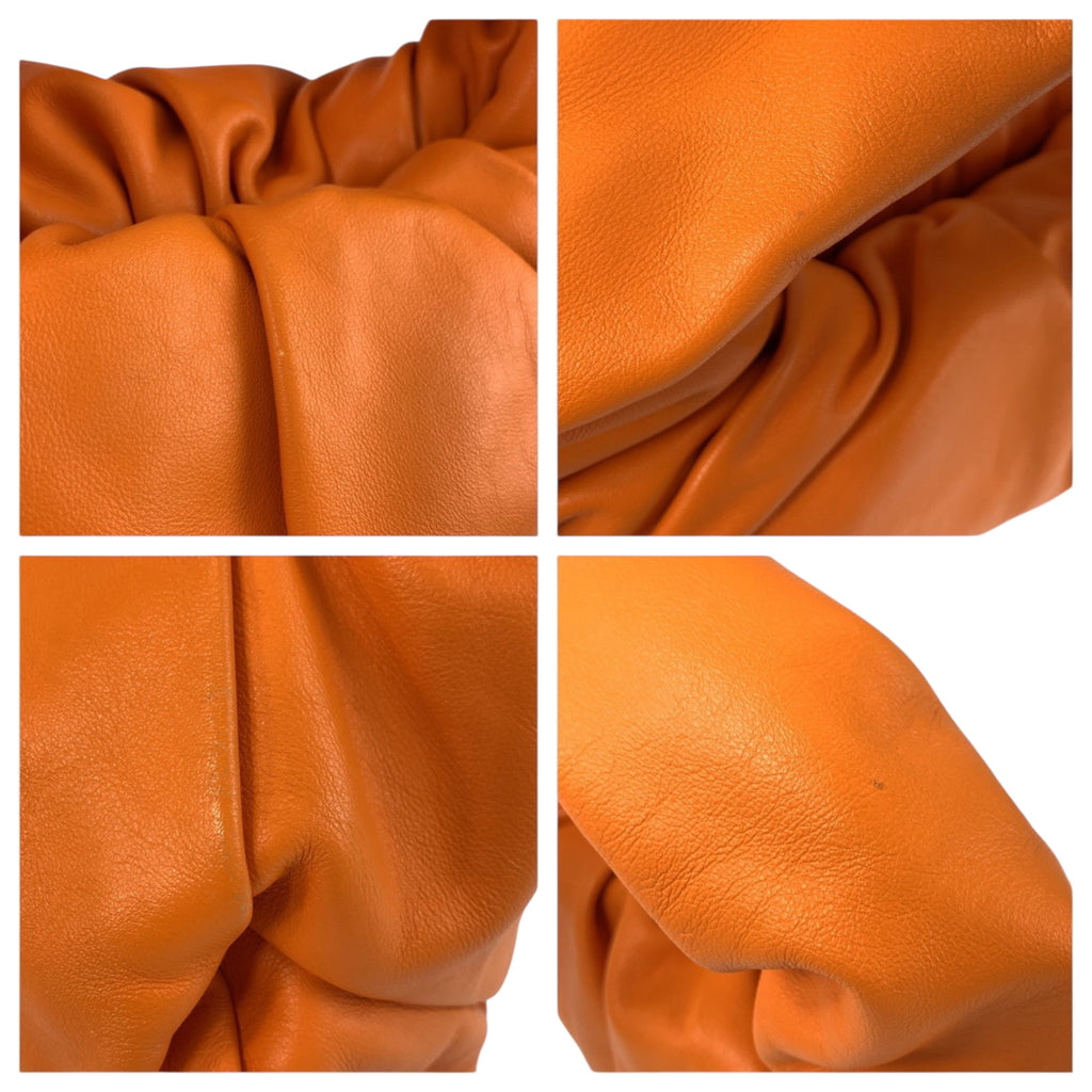 BOTTEGA VENETA The Shoulder Pouch in Orange Leather (BO8576669L) - Hobo Bag/Handbag for Women