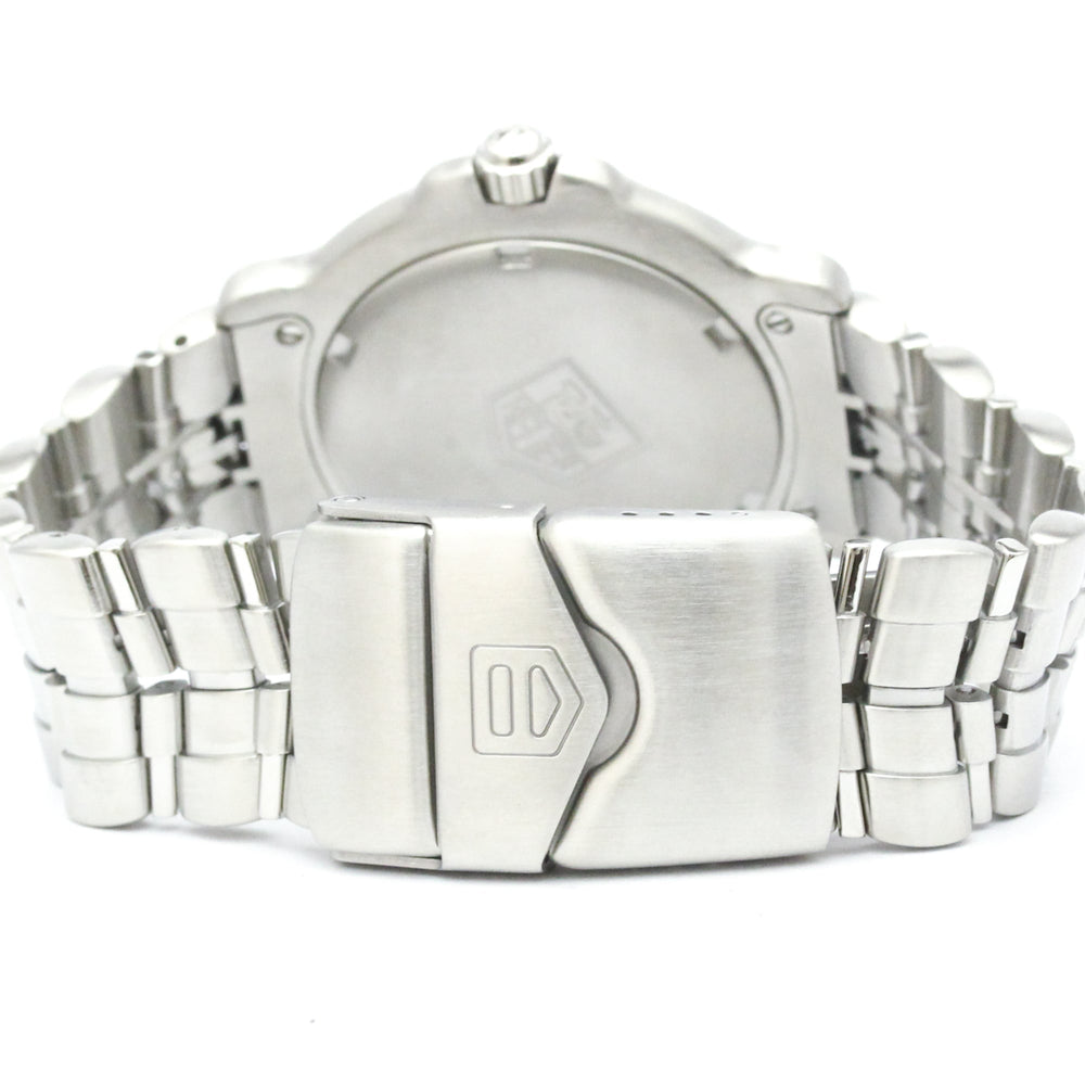 TAG HEUER 6000 Professional Steel Quartz Mens Watch WH1111 Polished — Very Good