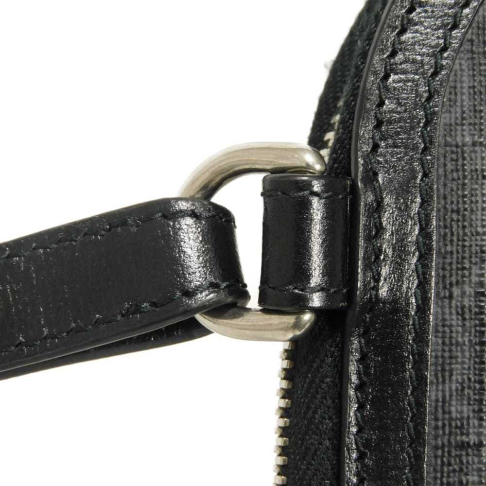 Gucci GG Supreme Shoulder Bag with Phone Holder, Double G Design, 2-Way, Interlocking G, Black, 724357 92TCF 1000, Men's/Women's — Like New
