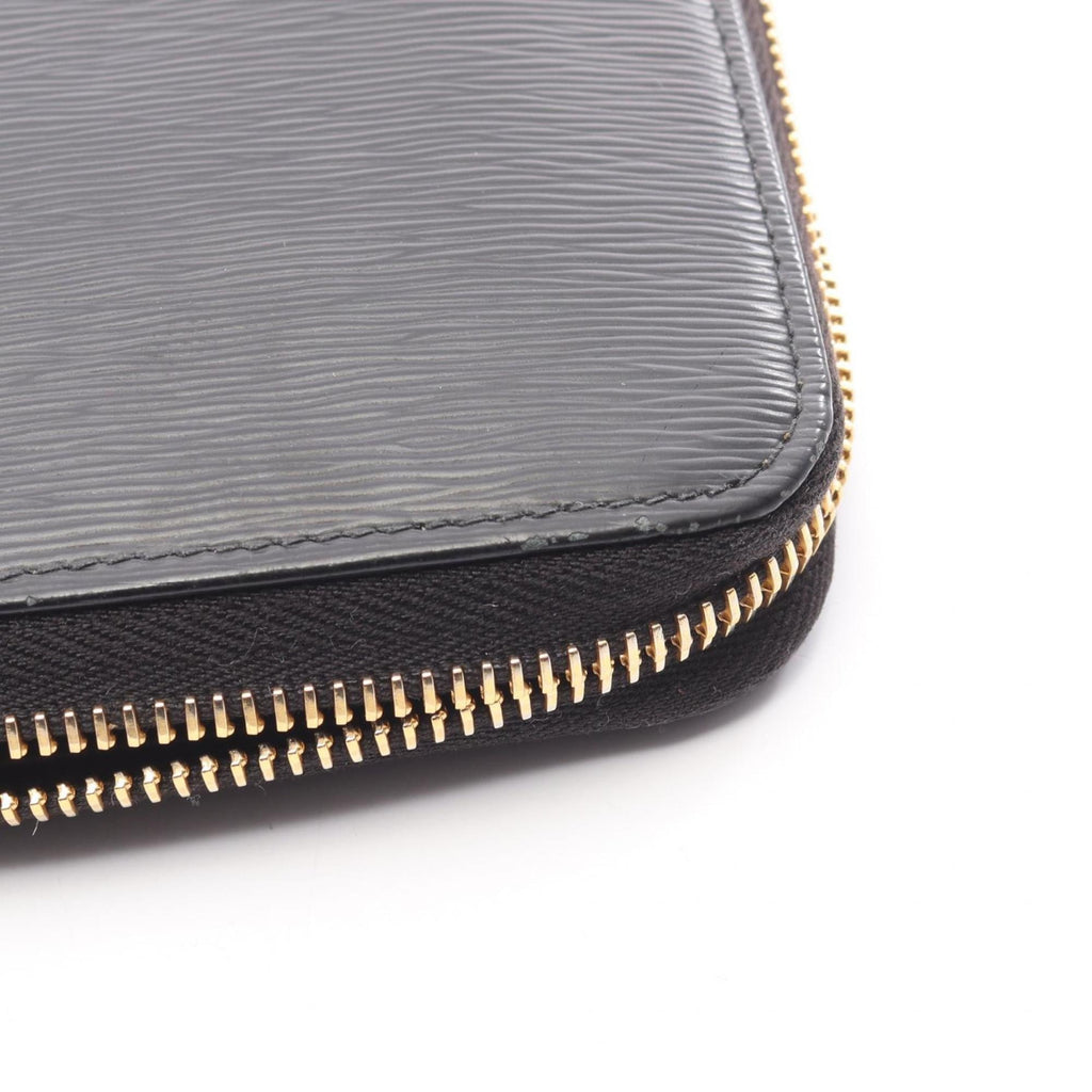 Prada VITTELLO MOVE TR Round Long Wallet, Leather, Women's, Black, 1ML506