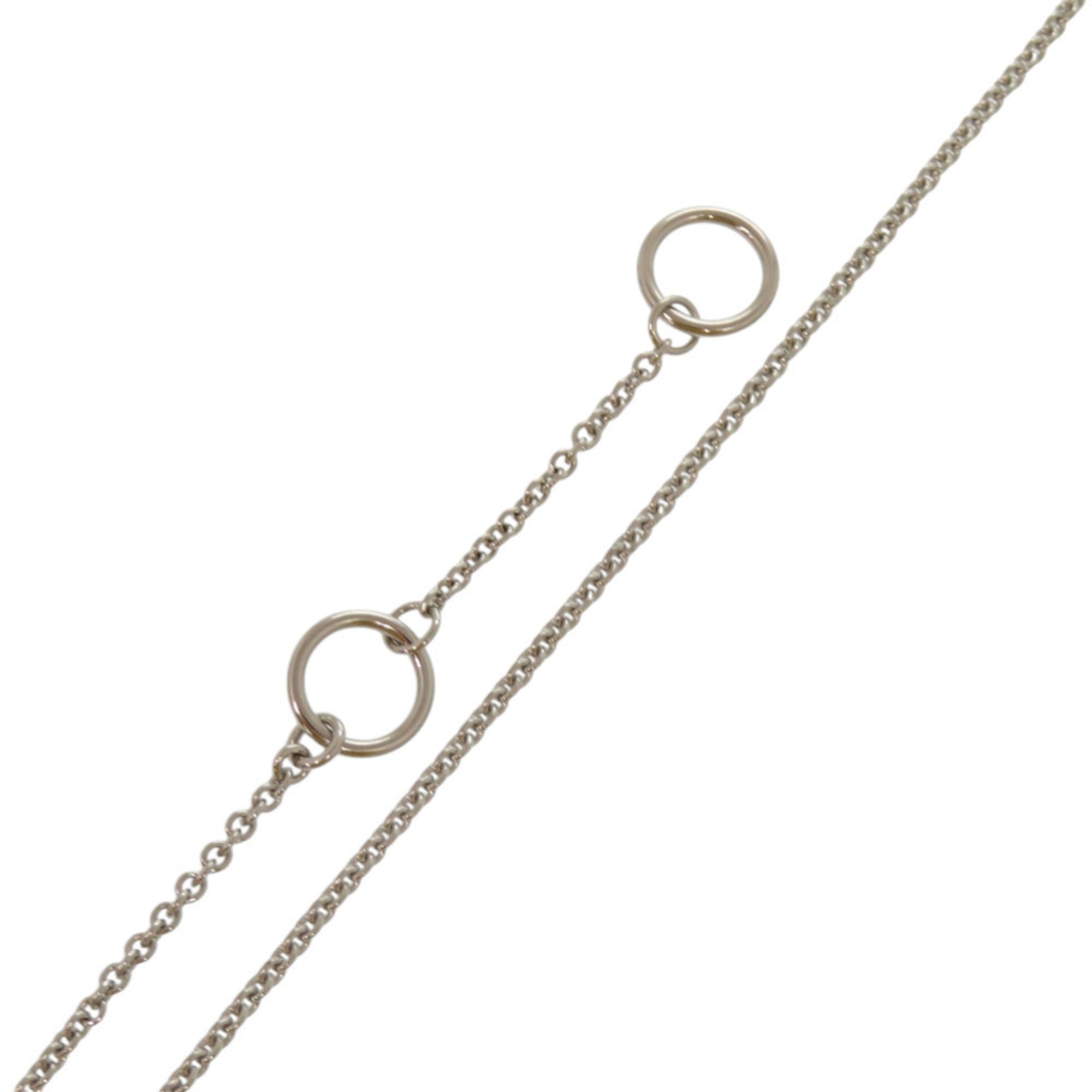 Unused Hermès Mini Maillon PM Pendant H100053FPD3, White Crème Metal Necklace, 1484HERMES — New - Store Return
