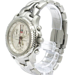 TAG HEUER Link Chronograph Steel Quartz Mens Watch CT1112 Polished — Very Good