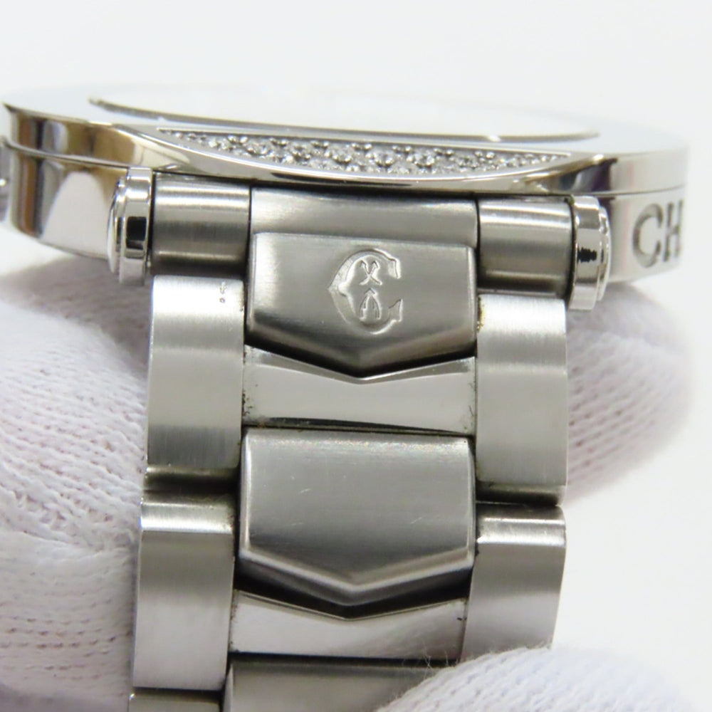 CHARRIOL Columbus CCR38D Stainless Steel Diamond Silver White Dial Men's Watch — Very Good