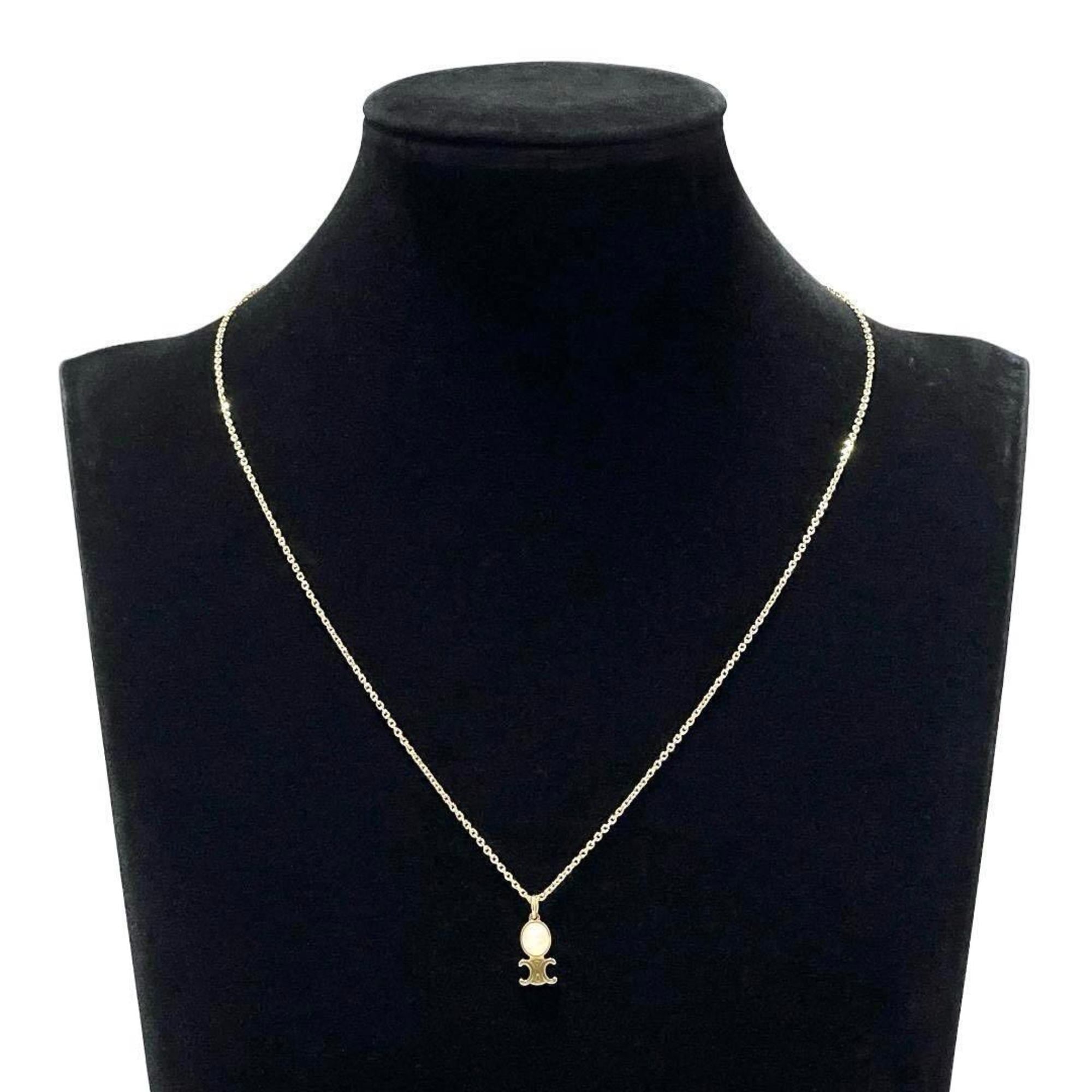 CELINE Women's Trinoff Pendant Necklace Rose Quartz — Like New