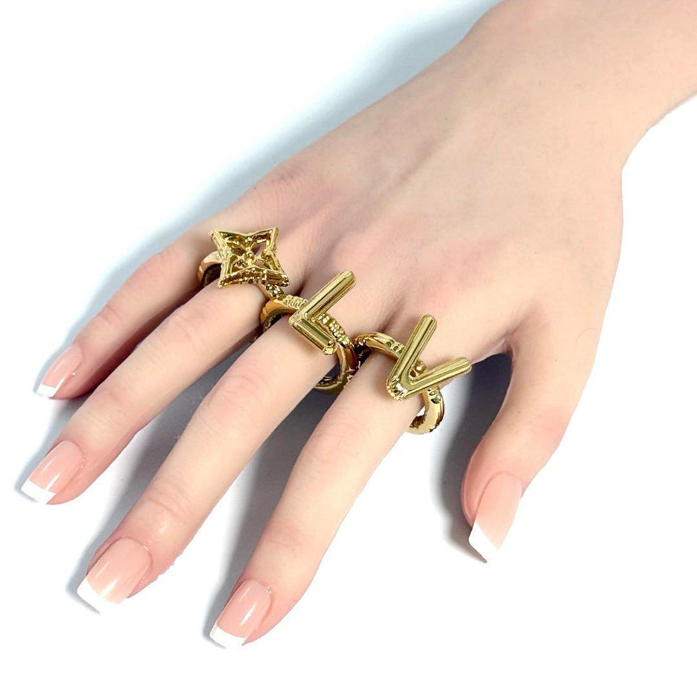 Louis Vuitton LV Balloon Set of 3 Rings — New - Store Return